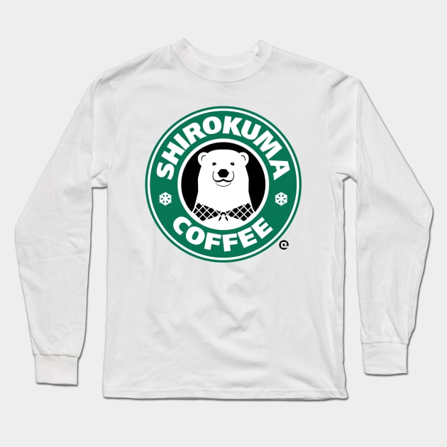 Shirokuma Coffee Long Sleeve T-Shirt by Eozen